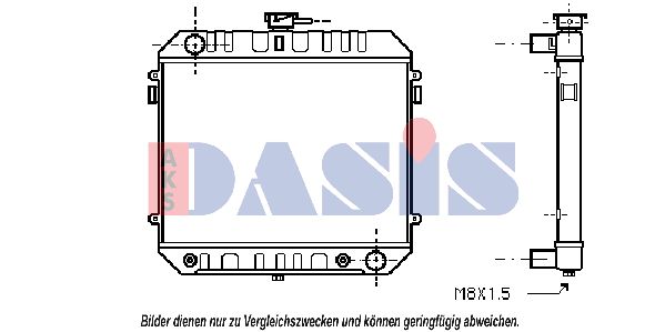 AKS DASIS Radiators, Motora dzesēšanas sistēma 151470N